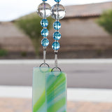 Turquoise Glass Chime
