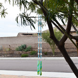 Turquoise Glass Chime