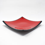 Red Glass Trinket Dish