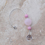 Rose Quartz Car Charm