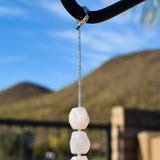 Small Rose Quartz Sun Catcher - Pink Gemstone