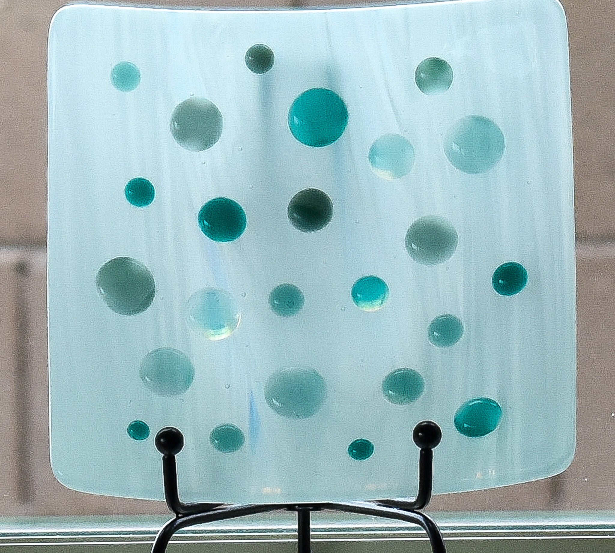 White & Teal Organizer Tray - Keep Clutter at Bay in Bathrooms and Beyond