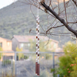 Purple Glass and Rhyolite Chime