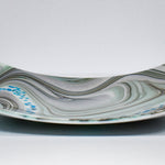 Large 12" Contemporary Glass Tray