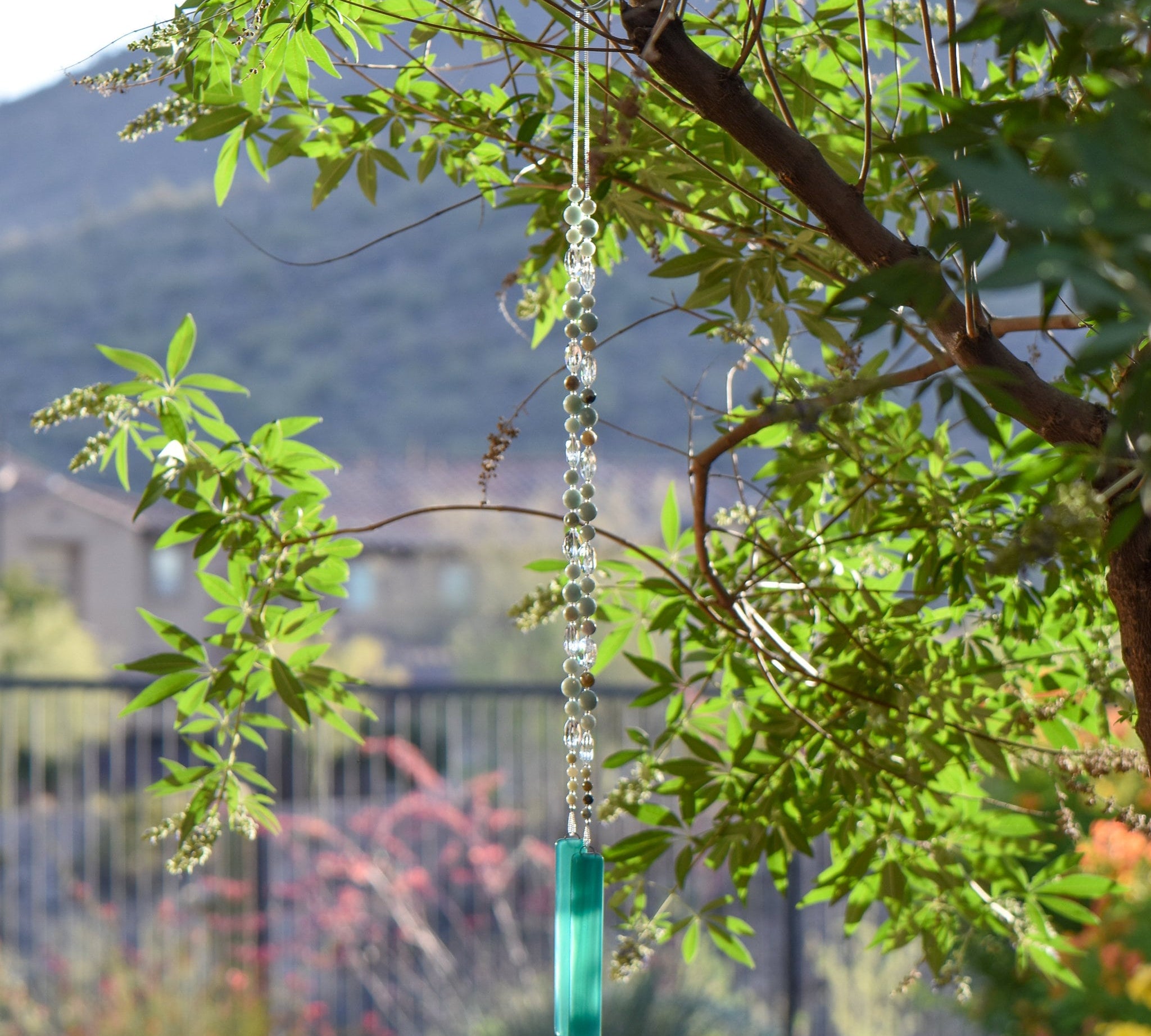 Amazonite with Crystal Chime