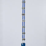 Dark Aqua Blue Sun-Catcher Wind Chime for Outdoor Spaces