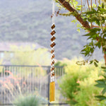 Iron Zebra Jasper Sun Catcher Chime - Outdoor Garden Decor