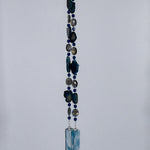 Dark Blue Agate Sun-Catcher Wind Chime - Outdoor Decor