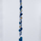 Midnight Blue Agate Sun Catcher Wind Chime - Beautiful Patio Decor