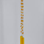 Sunlit Yellow Jasper Stone Wind Chime for Patio and Garden