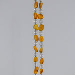 Sunlit Yellow Jasper Stone Wind Chime for Patio and Garden