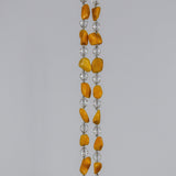 Sunlit Yellow Jasper Stone Wind Chime for Patio and Garden