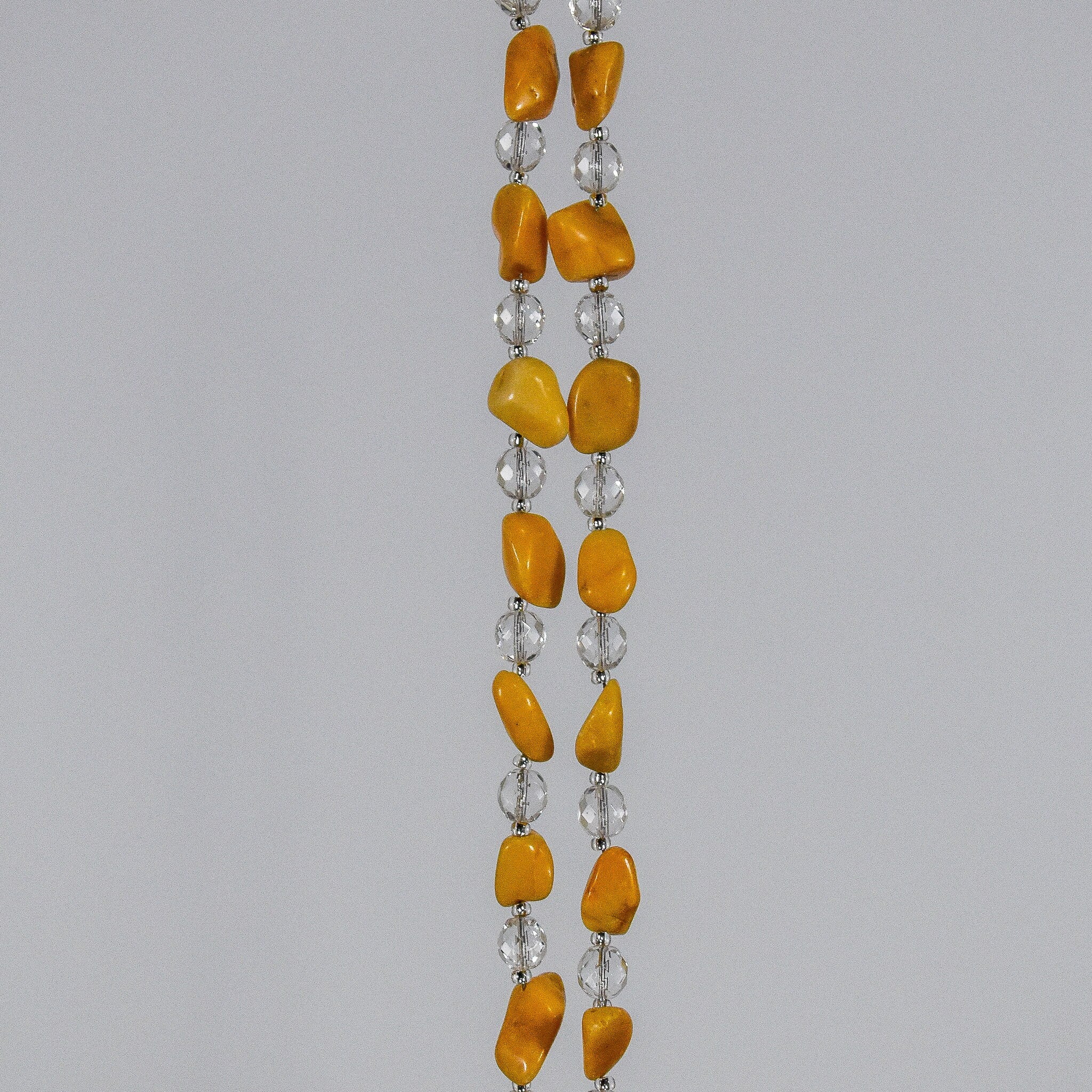 Sunlit Yellow Jasper Stone Wind Chime for Patio and Garden