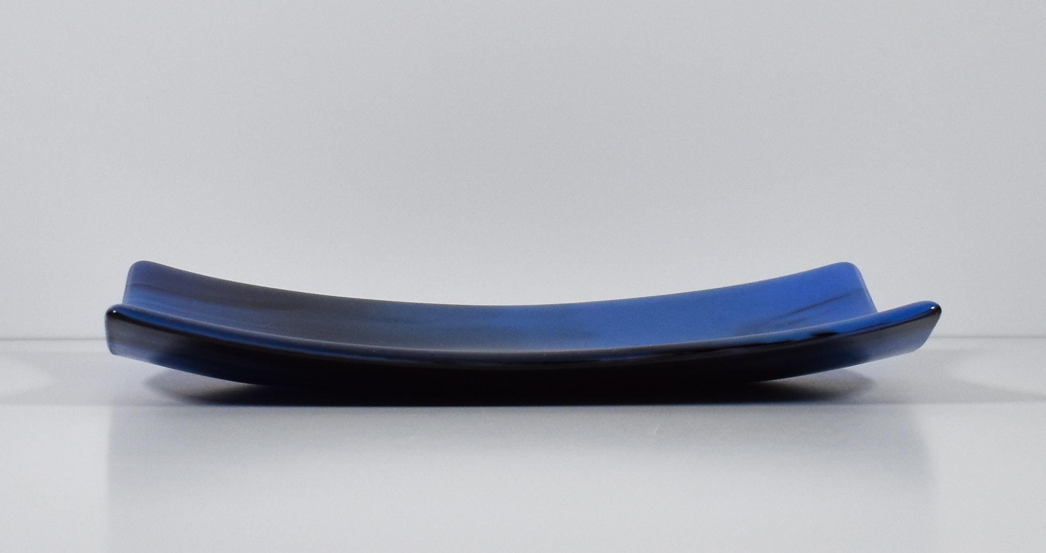 Vibrant Blue and Plum Purple Serving Tray for Cheese or Dessert