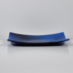 Vibrant Blue and Plum Purple Serving Tray for Cheese or Dessert