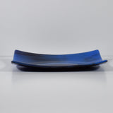 Vibrant Blue and Plum Purple Serving Tray for Cheese or Dessert