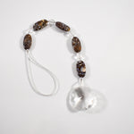 Long Hanging Sun Catcher with Fire Opal Stones and Sun Prism - Window or Garden Decor for Indoors or Outdoors