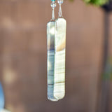Smoky Ghana Krobo Bead Wind Chime for Patio or Garden - Housewarming, Retirement, Birthday Gift