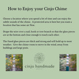 Cherry Red Glass Chime for Outdoors - Fused Glass