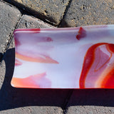 Close-up of the opposite end on pavers.