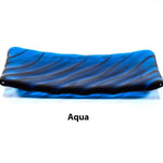 Glass Soap Dish with Wave Design - Multi Colors