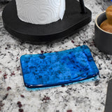 Glass Soap Dish with Fish Design - Various Colors