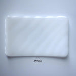 Glass Soap Dish with Wave Design in Various Colors