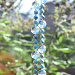 Howlite Stone and Glass Wind Chime Sun Catcher - 30" Long