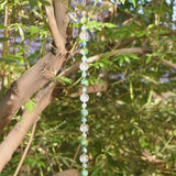 Long Magnesite Stone and Crystal Sun Catcher