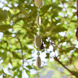 Lemon Chrysoprase Stone Sun Catcher with Sun Crystal - 24"