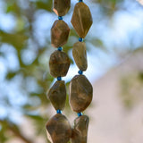 Lodolite Gemstone Outdoor Hanging Decor - 32"
