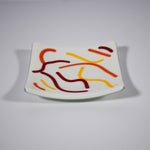 Artistic Catchall Tray | Orange, Red and Yellow | Hold and Organize Small Items | Gift for Home