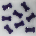 Pure White Catchall Tray with Purple Dog Bones - Organize Small Items in Entry, Bath, Bedroom or Kitchen