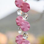 Pink Magnesite Stone Sun-Catcher Wind Chime for Patio, Porch, Garden or Balcony is a Unique Home Gift